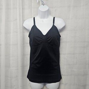 Black Babydoll Y2K Tank Cami Athletic Athleisure Goth Punk Bodycon 2XL